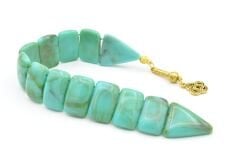 İri Taneli Hareli Turkuaz Toz Kehribar Balık Tesbih 003