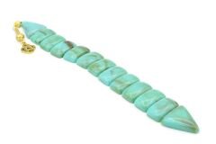 İri Taneli Hareli Turkuaz Toz Kehribar Balık Tesbih 003