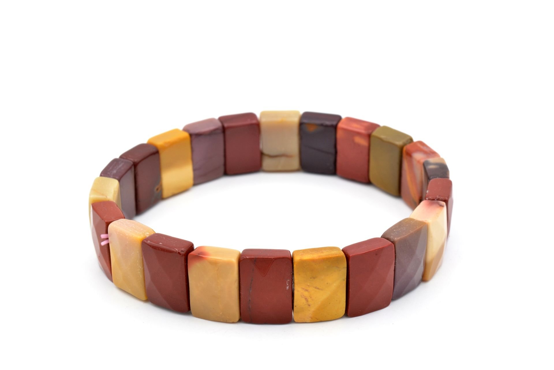 HAKİKİ DOĞAL MOKAİT JASPER TAŞI BİLEKLİK 1.KALİTE 001