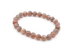 Hakiki Doğal A Kalite Güneş Taşı Bileklik 8 Mm