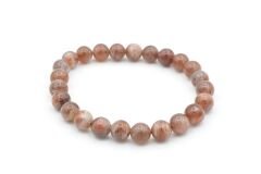 Hakiki Doğal A Kalite Güneş Taşı Bileklik 8 Mm