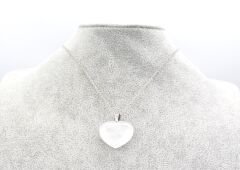 HAKİKİ DOĞAL KALP KRİSTAL KUVARS KOLYE UCU 1.KALİTE 004