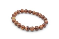 Hakiki Doğal Avustralya Opal Taşı Bileklik 8,5 Mm