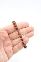 Hakiki Doğal Avustralya Opal Taşı Bileklik 8,5 Mm