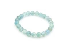 Hakiki Doğal A Kalite Florit Taşı Bileklik 8 Mm