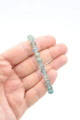 Hakiki Doğal A Kalite Florit Taşı Bileklik 8 Mm