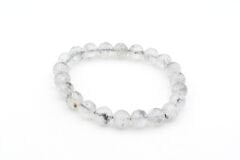 Hakiki Doğal Herkimer Kuvars Taşı Bileklik 8,5 Mm