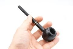 Usta İşçilikli El Yapımı Abanoz Ağacı Pipo 006