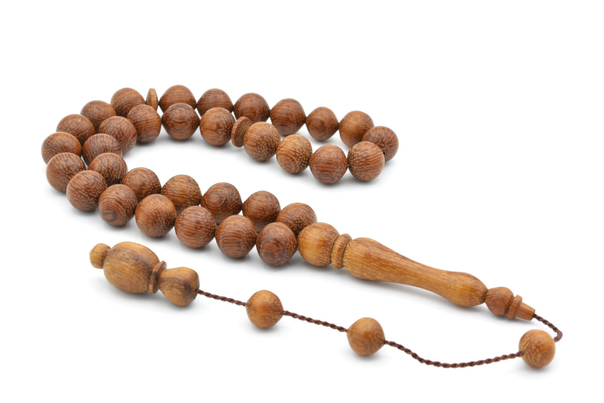 Usta İşi Sistemli Küre Kesim Kokulu Hindistan Cevizi Tesbih