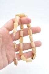 Sistemli Silindir Kesim Koç Boynuzu Efe Maskot Tesbih