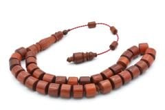 Usta İşi Sistemli Fıçı Kesim İri Boy Kan Ağacı Tesbih