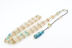 Hakan Turan İmzalı Kesme Model Şeffaf Sıkma Kehribar Tesbih