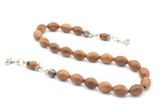 Gümüş Kaplama Malzemeli Beyzi Kesim Kuka Zaza Tesbih