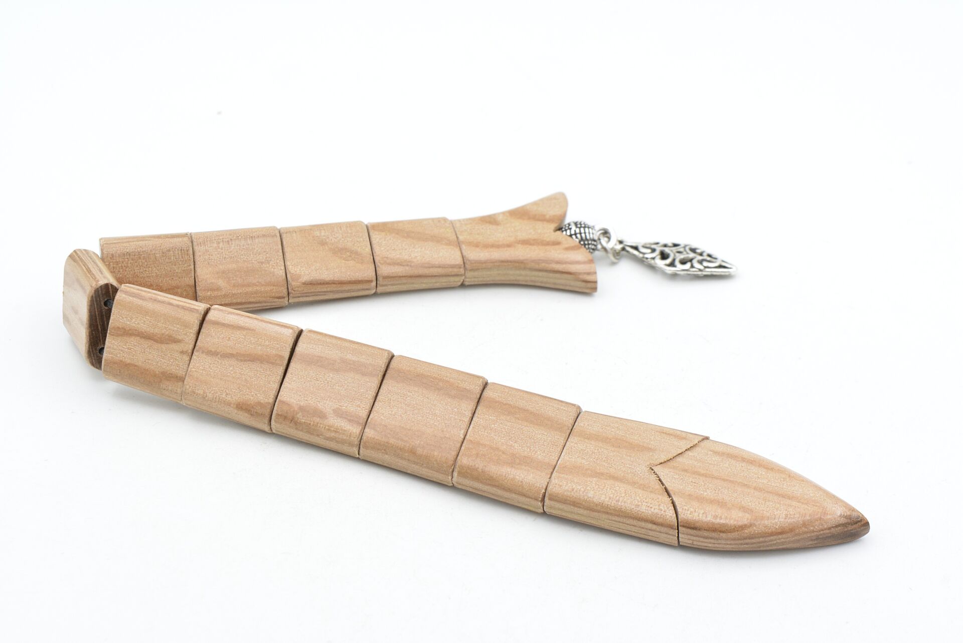 Usta İşi İri Taneli Meşe Ağacı Balık Tesbih