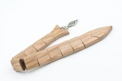 Usta İşi İri Taneli Meşe Ağacı Balık Tesbih