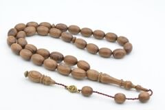 Usta İşi İmzalı Tombul Beyzi Kesim Kokulu Sandal Ağacı Tesbih