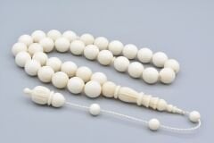 Sistemli Oyma İmameli Dev Boy Deve Kemiği Tesbih 12 Mm