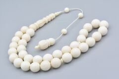 Sistemli Oyma İmameli Dev Boy Deve Kemiği Tesbih 12 Mm