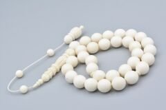 Sistemli Oyma İmameli Dev Boy Deve Kemiği Tesbih 12 Mm