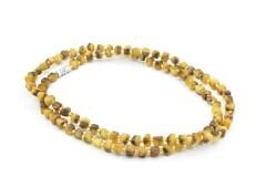 Hakiki Doğal Küp Model Damla Kehribar Kolye