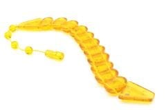 Sistemli Hareli Parçacıklı Sarı Toz Kehribar Balık Tesbih