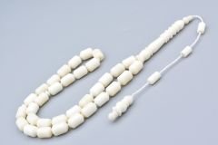 Sistemli Oyma İmameli Kapsül Kesim Deve Kemiği Tesbih