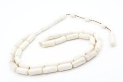 Sistemli İnce Kapsül Kesim İri Boy Balina Kemiği Tesbih