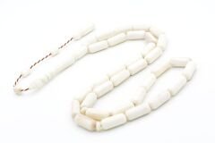 Sistemli İnce Kapsül Kesim İri Boy Balina Kemiği Tesbih