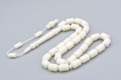 Sistemli Kapsül Kesim Lale Model İmameli Deve Kemiği Tesbih