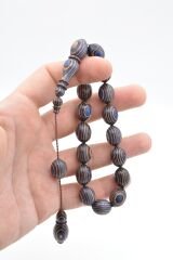 Sistemli Küre Kesim Bej Mavi Kafur Ağacı Efe Maskot Tesbih