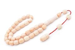 Şükrü Baba Yapımı Bilek Boy Kanayan Bağa Beyaz Katalin Tesbih