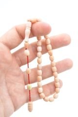 Şükrü Baba Yapımı Bilek Boy Kanayan Bağa Beyaz Katalin Tesbih