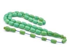 Hakkı Usta Yapımı Kapsül Kesim Mavi Katalin Tesbih