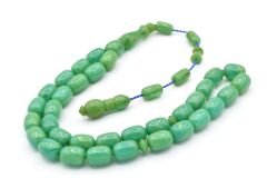 Hakkı Usta Yapımı Kapsül Kesim Mavi Katalin Tesbih