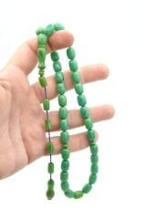 Hakkı Usta Yapımı Kapsül Kesim Mavi Katalin Tesbih