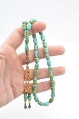 Kapsül Kesim Hareli Turkuaz Beyrut Kehribar Tesbih