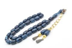 Kapsül Kesim Hareli Lacivert Beyrut Kehribar Tesbih