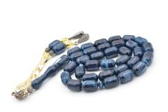 Kapsül Kesim Hareli Lacivert Beyrut Kehribar Tesbih