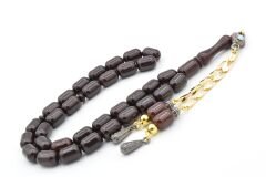 Kapsül Kesim Bordo Beyrut Kehribar Tesbih