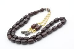 Kapsül Kesim Bordo Beyrut Kehribar Tesbih