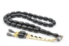 Kapsül Kesim Siyah Beyrut Kehribar Tesbih