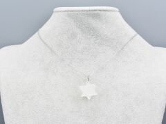 Hakiki Doğal Kristal Kuvars Taşı Merkaba Kolye Ucu 1.Kalite