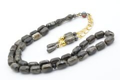 Kapsül Kesim Hareli Gri Beyrut Kehribar Tesbih