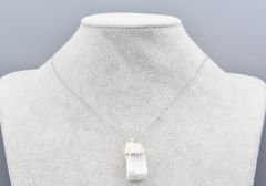 Hakiki Doğal Selenit Taşı Kolye Ucu 1.Kalite 006