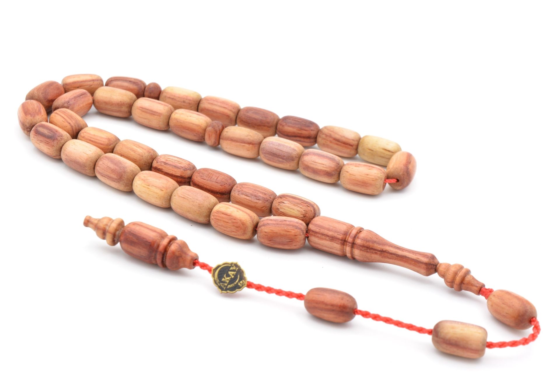 Usta İşi İmzalı Kapsül Kesim Bilek Boy Japon Kiraz Ağacı Tesbih