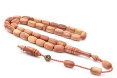 Usta İşi İmzalı Kapsül Kesim Bilek Boy Japon Kiraz Ağacı Tesbih