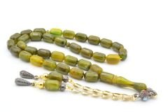 Kapsül Kesim Hareli Yeşil Beyrut Kehribar Tesbih