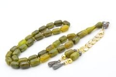 Kapsül Kesim Hareli Yeşil Beyrut Kehribar Tesbih