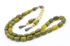 Kapsül Kesim Hareli Yeşil Beyrut Kehribar Tesbih