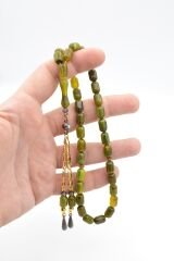 Kapsül Kesim Hareli Yeşil Beyrut Kehribar Tesbih